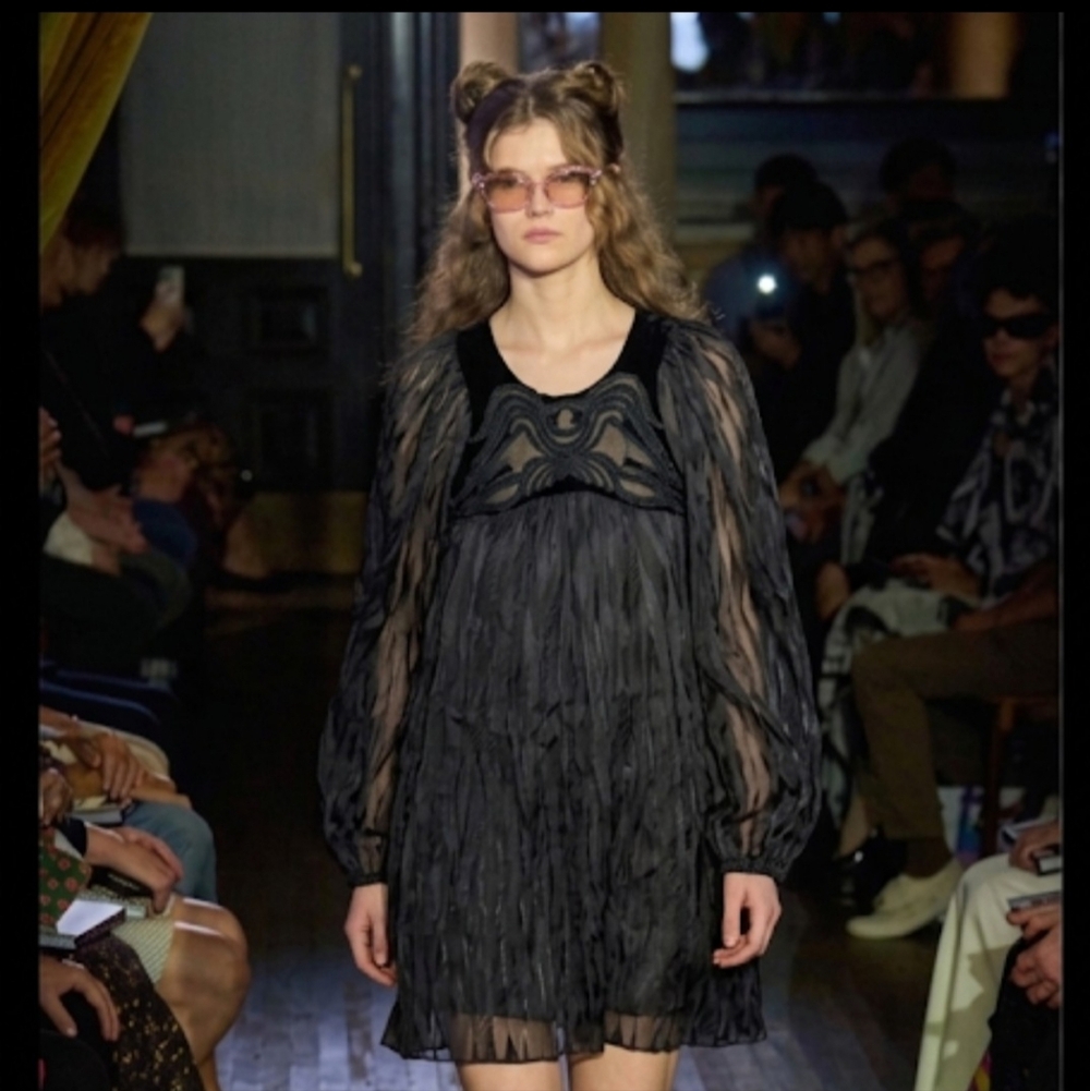 SOLD🖤Ture vintage Anna Sui Whimsigoth babydoll dress